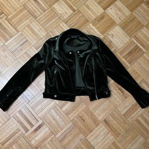 Robertson + Rodeo Green Velvet Jacket